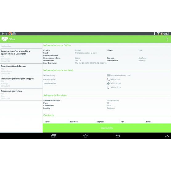 Application mobile pour gestion administrative de projets | Hit-Mobile