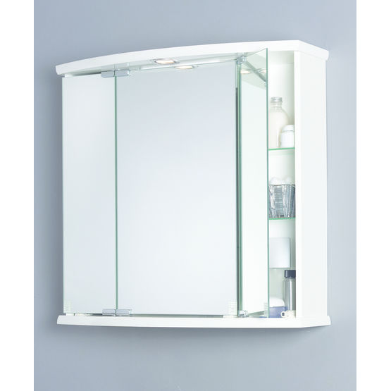 Armoires de toilette à portes miroitées Allibert