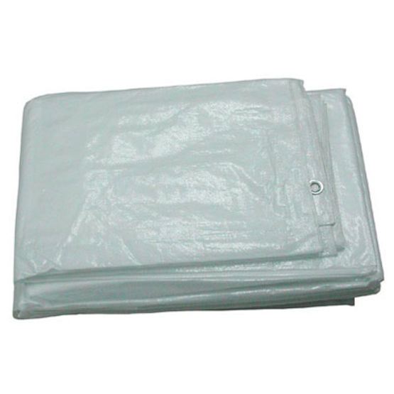 Bâche lourde pour protection d’ouvrages extérieurs | Bâche lourde polyéthylène 150 g/m2 avec oeillets