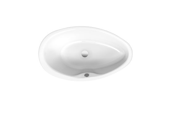 Baignoire encastrée ovale acier titane vitrifié | BettePool Oval - produit présenté par BETTE