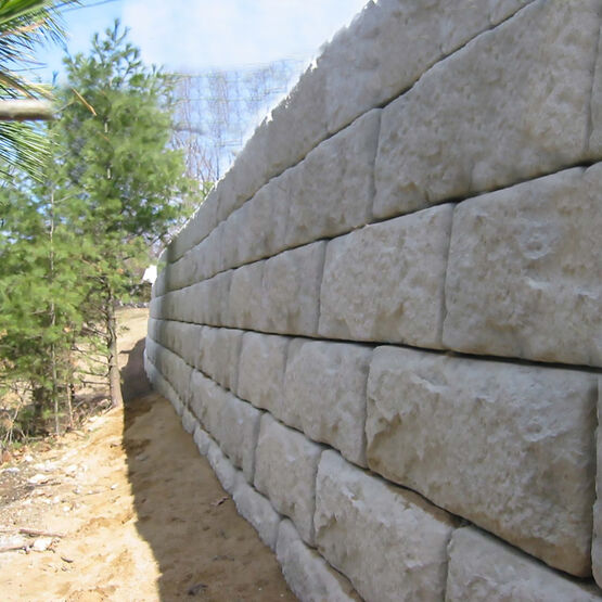 Bloc murs de soutènement modulaires et renforcés par géogrilles | Recon Walls