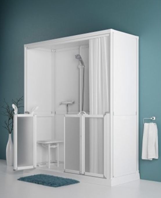 Cabines de douche pour personnes à mobilité réduite - Avec receveur Braddan | Access  - produit présenté par KING D'EAU