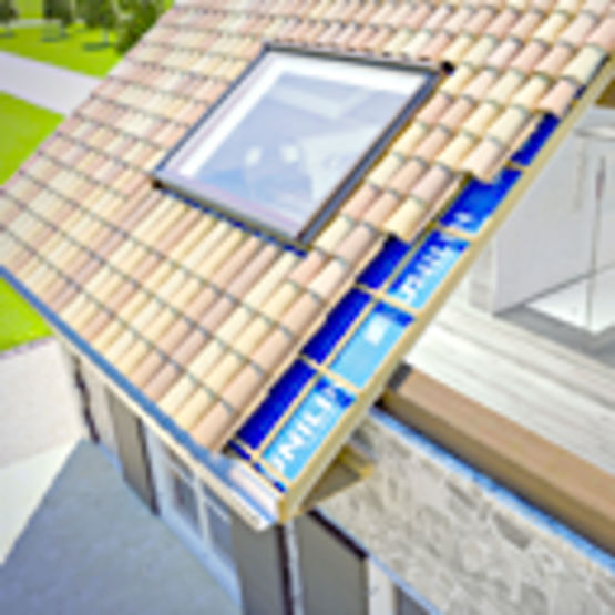  Caisson isolant chevronné à sous-face décorative pour toiture | Usystem Roof OS - UNILIN INSULATION 