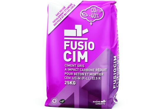 Ciment à base de pouzzolanes en sac de 25 kg | Fusiocim