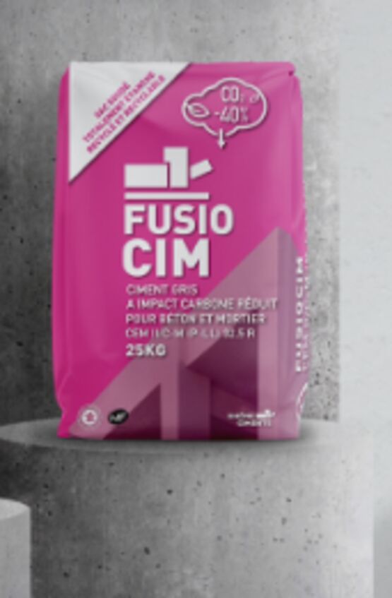  Ciment à base de pouzzolanes en sac de 25 kg | Fusiocim - CEM'IN'EU