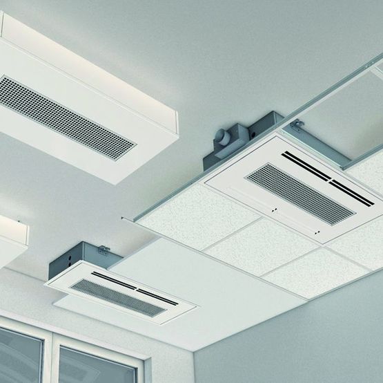 Climatisation flexible de plafond à effet coanda pour bureaux ou hôtels | KaDeck