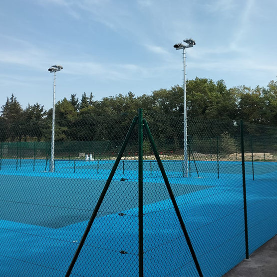  Clôture sportive pour Terrain de tennis | kit-tennis - Clôture métallique