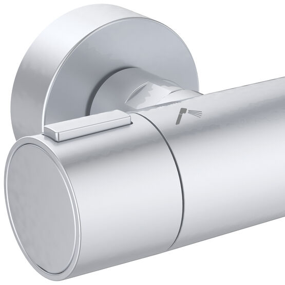 Colonne douche thermostatique en aluminium recyclé à 84 % | Alu+ - produit présenté par IDEAL STANDARD