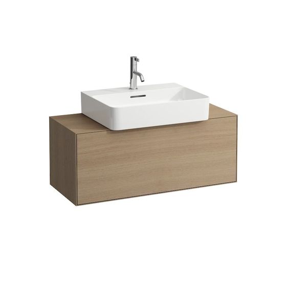 Combinaison de meubles de salle de bains plaqués chêne clair ou foncé | Boutique