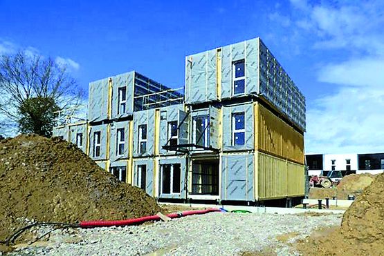 Construction modulaire de logements à partir de containers | Crossbox Houses