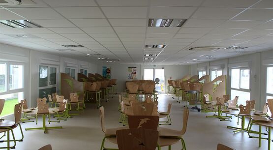  Construction modulaire réfectoire et restaurants scolaires | Martin Calais  - Bâtiments préfabriqués pour le scolaire