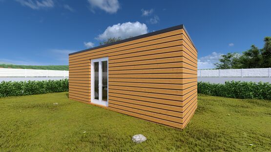  Cube de 13 m² – Espace bureau - Studio - Sanitaires – Extension ou espace indépendant - Logements préfabriqués