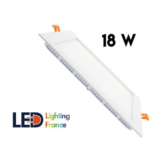  Dalle carrée LED extra plate pour longue durée de fonctionnement 18W - LED LIGHTING FRANCE