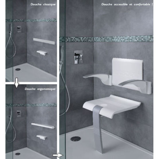  Eléments amovibles et interchangeables pour l&#039;accessibilité de la salle de bain | Arsis Evolution - Barre d'appui et accessoires PMR