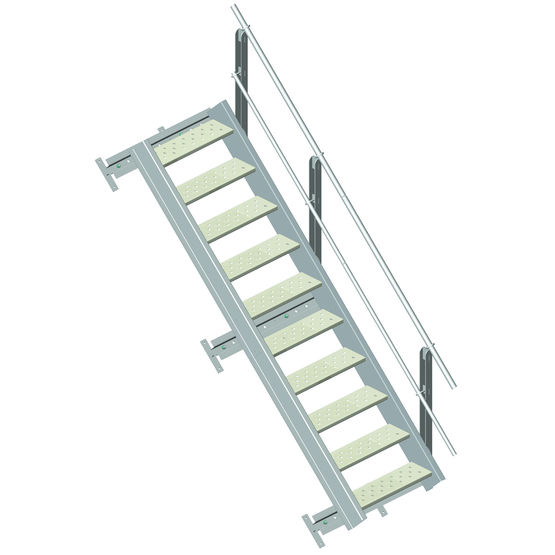 Escalier aluminium en kit | Escalier en kit