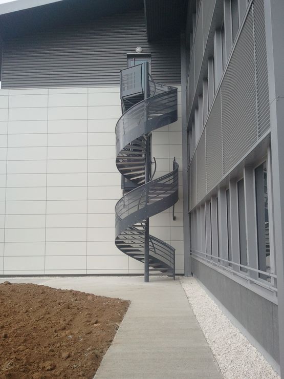  Escalier design hélicoïdal de sécurité  | Escalier Voilalu - GANTOIS INDUSTRIES