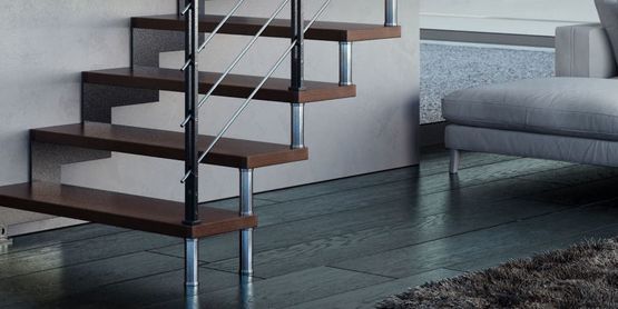  Escalier minimaliste en acier pour intérieurs | Daisy  - RINTAL - VALEF