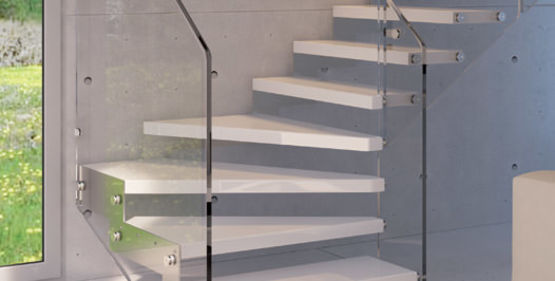  Escalier minimaliste en acier pour intérieurs | Daisy  - Escalier en métal