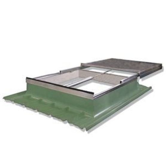 Exutoire DENFC à ouverture pneumatique pour toitures sèches | DP510 Toitures sèches