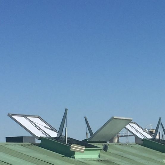  Exutoires de fumées simple vantail pour toitures sèches | Ecobac 160 PN / 160 PN HPA - KINGSPAN LIGHT + AIR