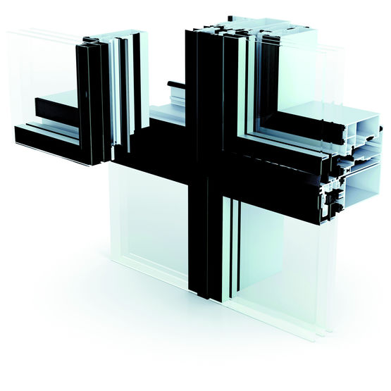 Façade rideau structurelle en aluminium | Wictec 50SG