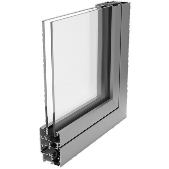 Fenêtre à profilé aluminium multichambres de 65 mm de profondeur | RS-65 HH