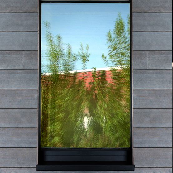 Fenêtre mixte bois/alu à ouvrant caché et vitrage collé | Futura