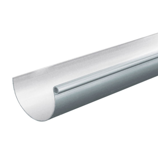  Gouttière plastique métallisé pour assemblage collée ou avec joints | Cupraelite Steel GRN125 - FIRST PLAST
