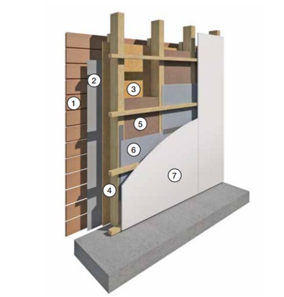  Isolation de murs à ossature bois | HUNTSMAN BUILDING SOLUTIONS   - Isolants polyuréthane support d'étanchéité