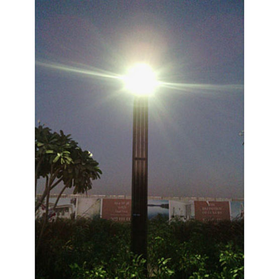  Lampadaire solaire intelligent à double éclairage | Photolight Straight - Eclairage public