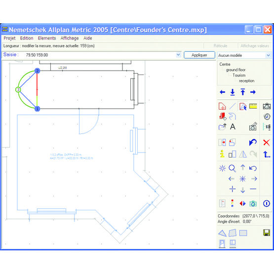 Logiciel de relevé avec aperçu 3D pour tablette PC | Allplan Metric