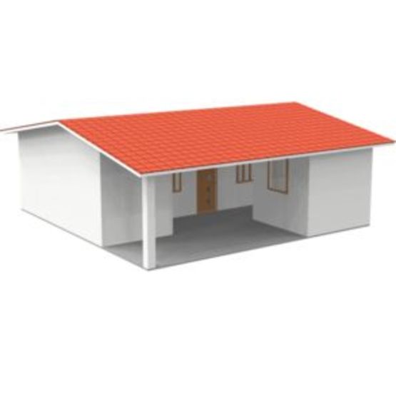  Maison modulaire plain-pied en kit prêt à monter à petit budget - Spéciale export | ECO CUBE - BATI-FABLAB 
