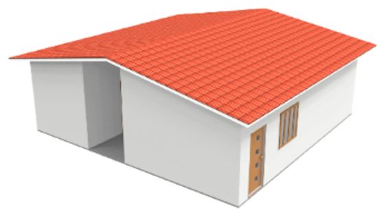 Maison modulaire plain-pied en kit prêt à monter à petit budget - Spéciale export | ECO CUBE - produit présenté par BATI-FABLAB 