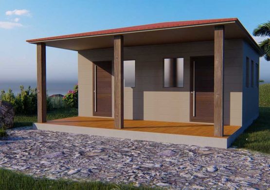Maisons mitoyennes T3 jumelées – 45 m² | BATI-FABLAB - produit présenté par BATI-FABLAB 