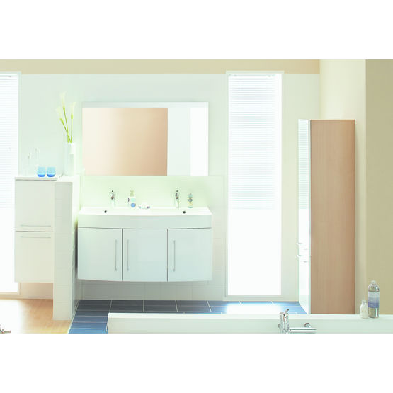 Meubles bicolores pour salle de bains | Domino