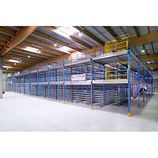  Mezzanine industrielle pour extension d&#039;espaces de stockage | Plateforme de stockage - Équipements pour bâtiments industriels