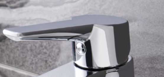  Mitigeur lavabo en acier chromé | SOLID S   - Mitigeur thermostatique