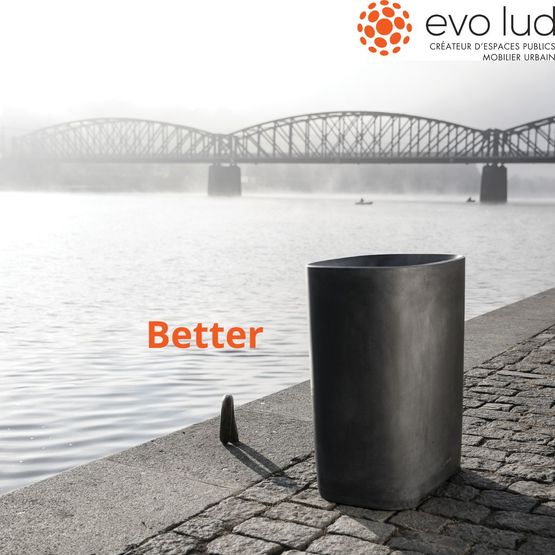 Mobiliers urbains en béton | EVO LUD - produit présenté par EVO LUD