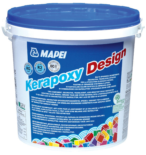 Mortier epoxy décoratif antiacide pour jointoiements de classe RG | Kerapoxy Design