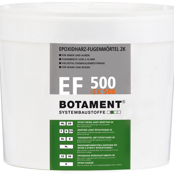 Mortier joint et colle époxydique bicomposant pour revêtements de sol et bois | Botament EF 500 EK 500