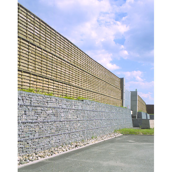 Mur de stabilisation végétalisé en bois | Permacrib