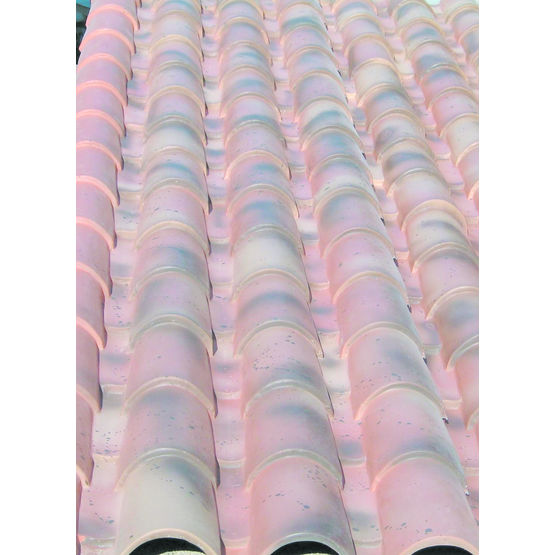 Panneau  aspect tuiles canal pour toitures de véranda | Panneau Tuile