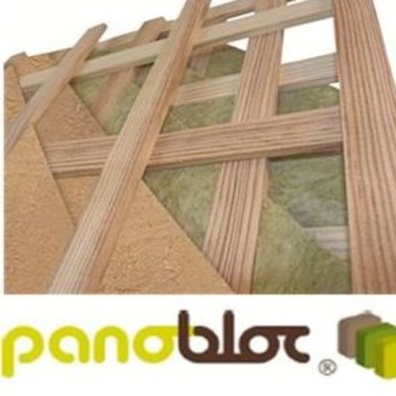 Panneau constructif préfabriqué bois/isolant | Panobloc