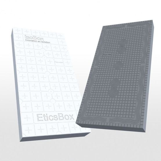 Panneau d’isolation thermique par l’extérieur avec parement de protection intégré | EticsBox