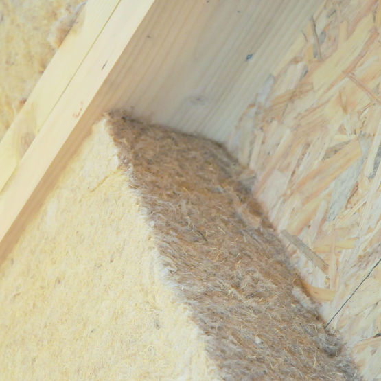 Panneau isolant en fibres de bois jusqu&#039;à 200 mm d&#039;épaisseur | Isonat Flex 40
