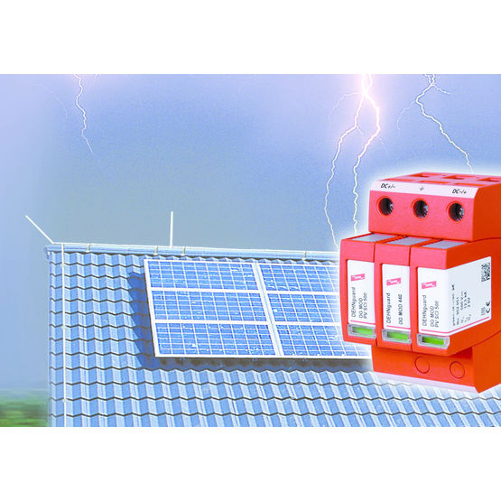 Parafoudre pour installations photovoltaïques jusqu&#039;à 1 200 volts | Dehnguard M YPV SCI