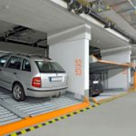  Parking mécanisé indépendant sur plateformes inclinées à déplacement vertical | 2042/G32 - SDEI / KLAUS MULTIPARKING FRANCE