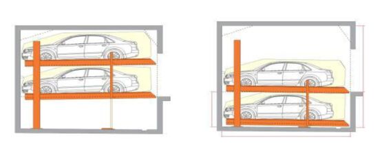  Parking mécanisé modulable pour stationnement ou stockage jusqu&#039;à 4 véhicules | 2082 parking - SDEI / KLAUS MULTIPARKING FRANCE