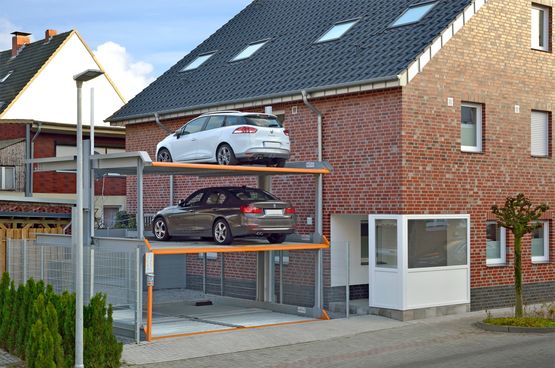  Parking mécanisé pour 1 à 6 véhicules à 3 niveaux de déplacement vertical | G63 - SDEI / KLAUS MULTIPARKING FRANCE