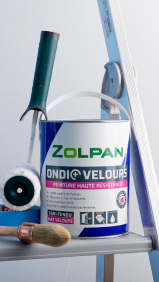  Peinture polyvalente lessivable, antibactérienne et décorative | Ondi+ - ZOLPAN